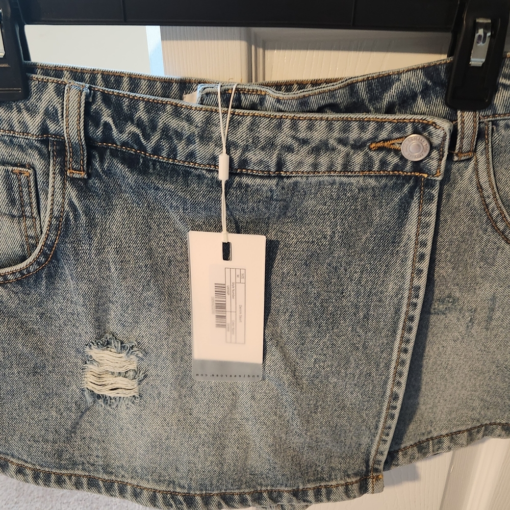 Denim Mini Skirt